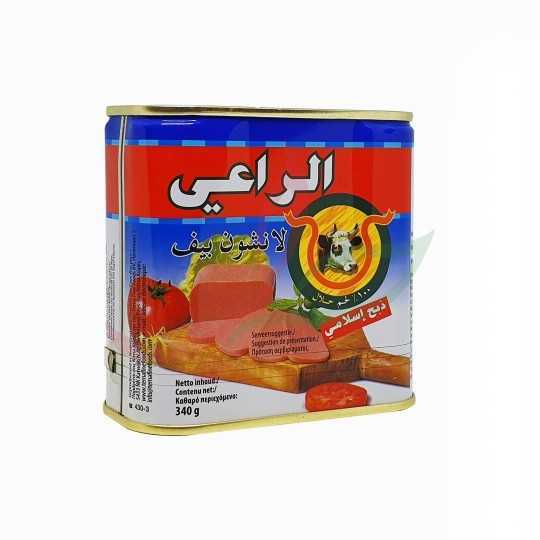 Al Raii - Corned Beef Halal 390 g الراعي لحم بقري كورندبيف